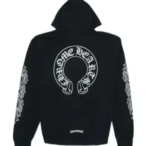 Chrome Hearts Horse Shoe Floral Hoodie