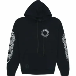 Chrome Hearts Horse Shoe Floral Hoodie